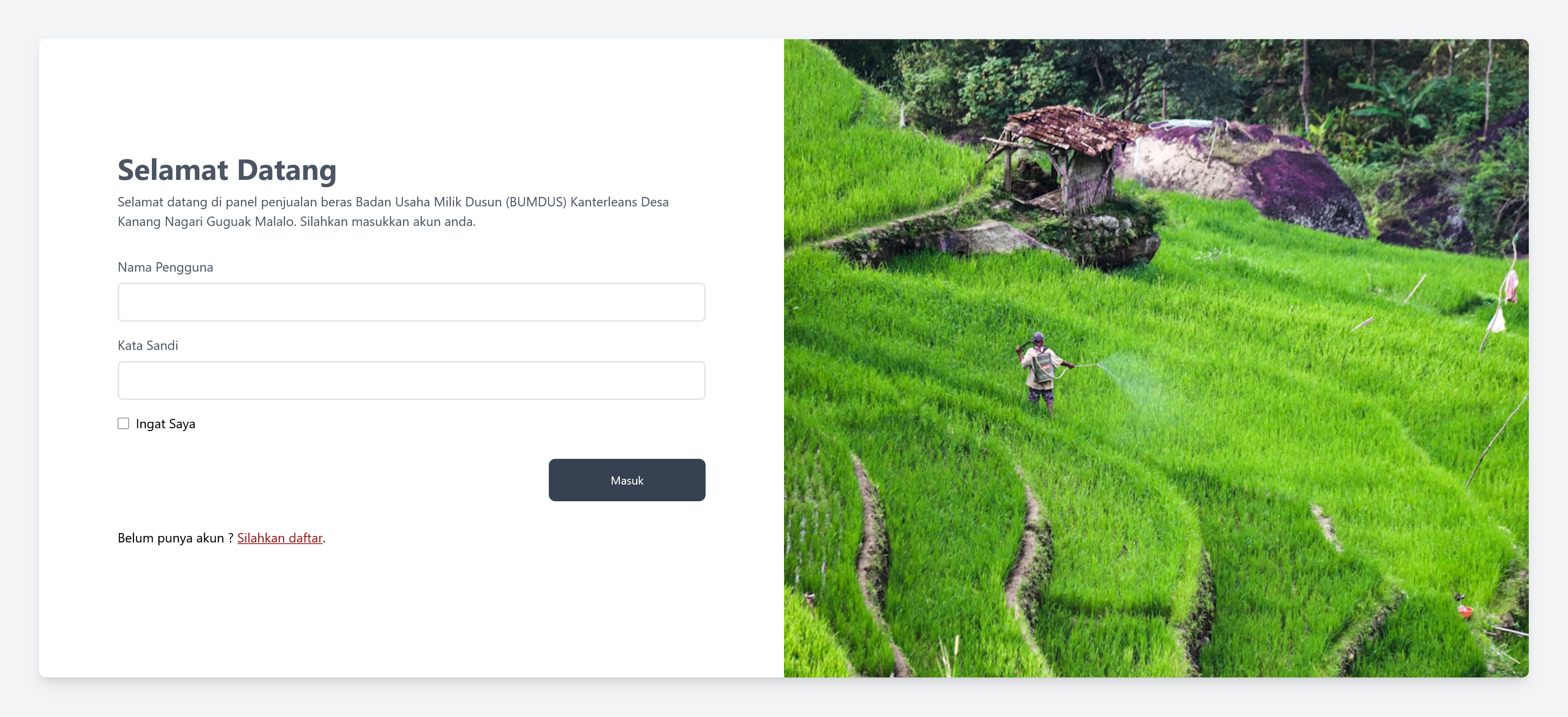 Rice Ordering System 